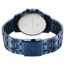 Fastrack Pulse Quartz Analog Blue Round Dial Blue Stainless Steel Strap Watch For Guys