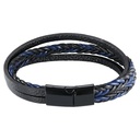 Fastrack Pulse Quartz Analog Blue Round Dial Blue Stainless Steel Strap Watch For Guys