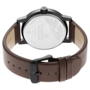 Fastrack Stunners Quartz Analog Orange Dial Leather Strap Watch for Guys
