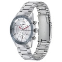Fastrack Space Rover Quartz Multifunction Silver Dial Stainless Steel Strap Watch for Guys