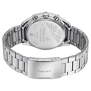 Fastrack Space Rover Quartz Multifunction Silver Dial Stainless Steel Strap Watch for Guys