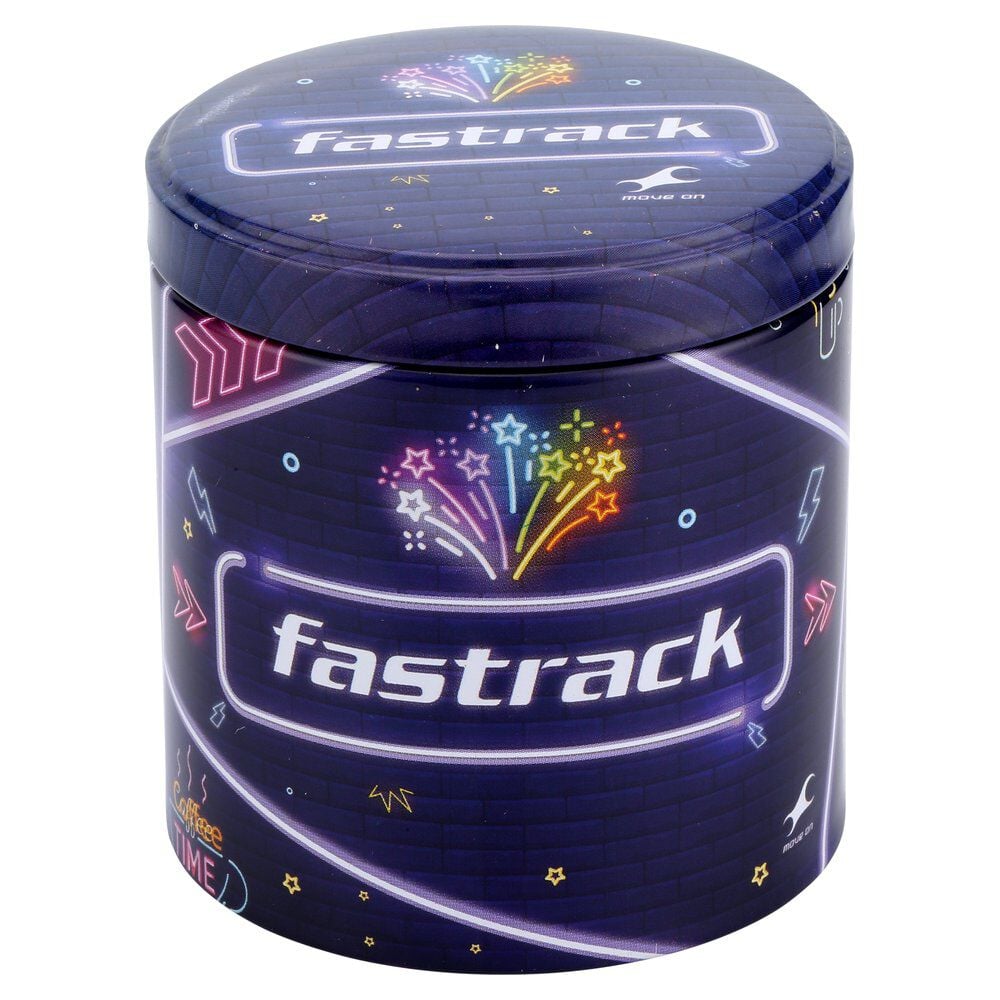 Fastrack Stunners Quartz Analog Multicoloured Dial Leather Strap Watch for Guys