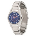 Fastrack Quartz Analog Blue Dial Stainless Steel Strap Watch for Girls