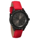 Fastrack Quartz Analog Anthracite Dial Leather Strap Watch for Girls