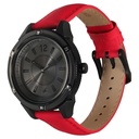 Fastrack Quartz Analog Anthracite Dial Leather Strap Watch for Girls