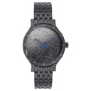Fastrack Space Rover Quartz Analog Black Dial Stainless Steel Strap Watch for Girls