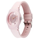 Fastrack Tees Urbanique Quartz Analog Pink Dial Silicone Strap watch For Girls