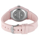 Fastrack Tees Urbanique Quartz Analog Pink Dial Silicone Strap watch For Girls