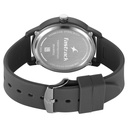 Fastrack Tees Urbanique Quartz Analog Black Dial Silicone Strap watch For Guys