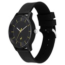 Fastrack Tees Urbanique Quartz Analog Black Dial Silicone Strap watch For Guys