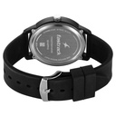 Fastrack Tees Urbanique Quartz Analog Black Dial Silicone Strap watch For Guys