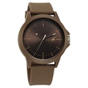 Fastrack Tees Urbanique Quartz Analog Brown Dial Silicon Strap Watch For Guys