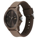 Fastrack Tees Urbanique Quartz Analog Brown Dial Silicon Strap Watch For Guys