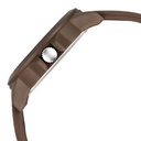 Fastrack Tees Urbanique Quartz Analog Brown Dial Silicon Strap Watch For Guys