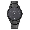 Titan Minimals Quartz Analog with Date Black Dial Black Metal Strap Watch For Men