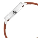 Titan Women's Precision Simplicity Watch: Grey Gradient Dial with Leather Strap