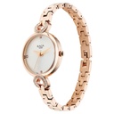 Titan Raga Showstopper Quartz Analog White Dial Metal Strap Watch for Women