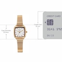 Titan Raga Showstopper Quartz Analog White Dial Metal Strap Watch For Women