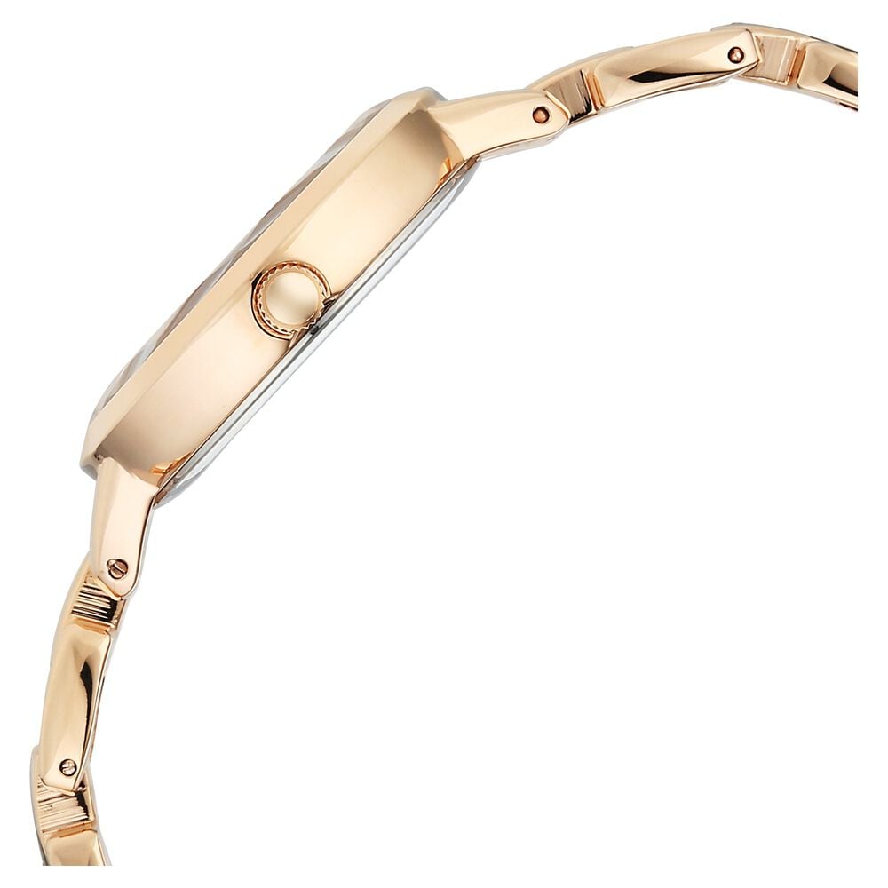 Titan Raga Showstopper Quartz Analog Rose Gold Dial Metal Strap Watch For Women