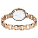 Titan Raga Showstopper Quartz Analog Rose Gold Dial Metal Strap Watch For Women