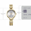 Titan Raga Showstopper Quartz Analog Silver Dial Metal Strap Watch For Women