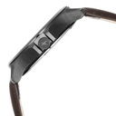 Fastrack Groove Quartz Analog with Date Two Toned Dial Brown Leather Strap Watch For Guys