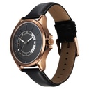 Fastrack Groove Quartz Analog with Date Grey Dial Black Leather Strap Watch For Guys