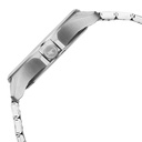 Fastrack Groove Quartz Analog with Date Green Dial Silver Stainless Steel Strap Watch For Guys