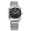 Fastrack Stunners X Quartz Analog Black Dial Stainless Steel Strap Watch For Girls