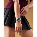 Fastrack Stunners X Quartz Analog Black Dial Stainless Steel Strap Watch For Girls