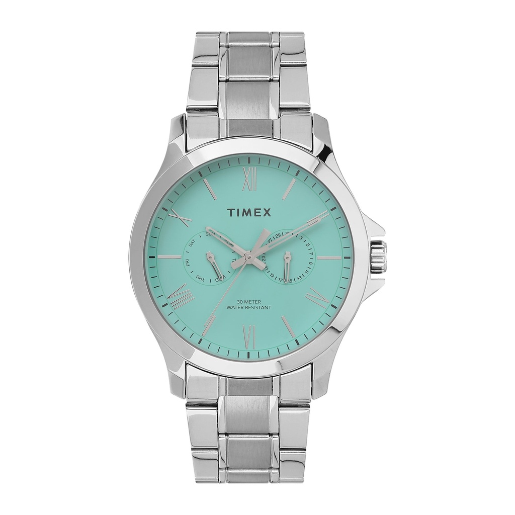 [TW000X141] Timex Men Blue Round Dial Analog Watch - TW000X141