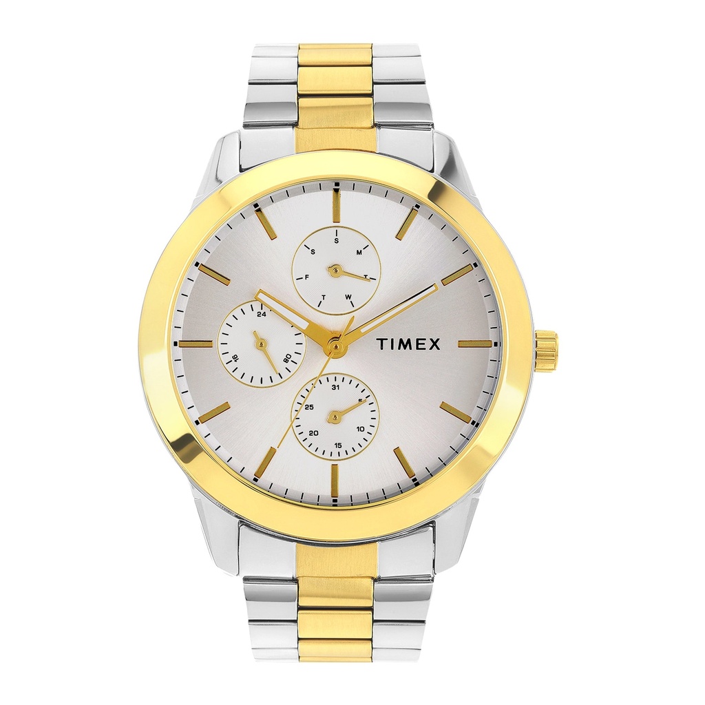 [TWEG18523] TIMEX Men Silver Round Dial Analog Watch - TWEG18523
