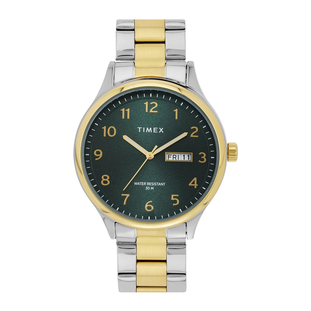 [TWEG18443] TIMEX Men Green Round Dial Analog Watch - TWEG18443