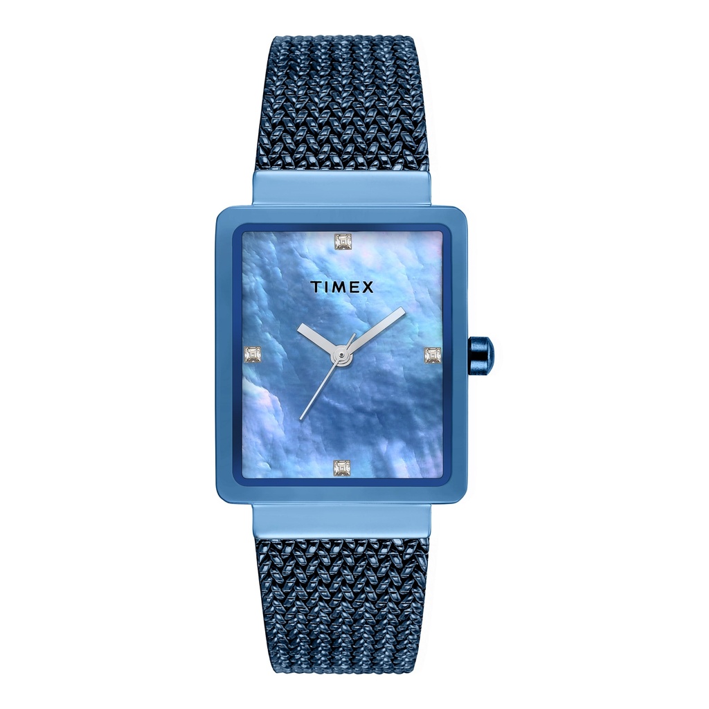 [TWEL20705] TIMEX Women Mother of Pearl Rectangle Dial Analog Watch - TWEL20705