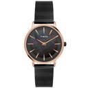 Timex Fashion Women's Mother of Pearl Dial Round Case 2 Hands Function Watch -TWEL15608