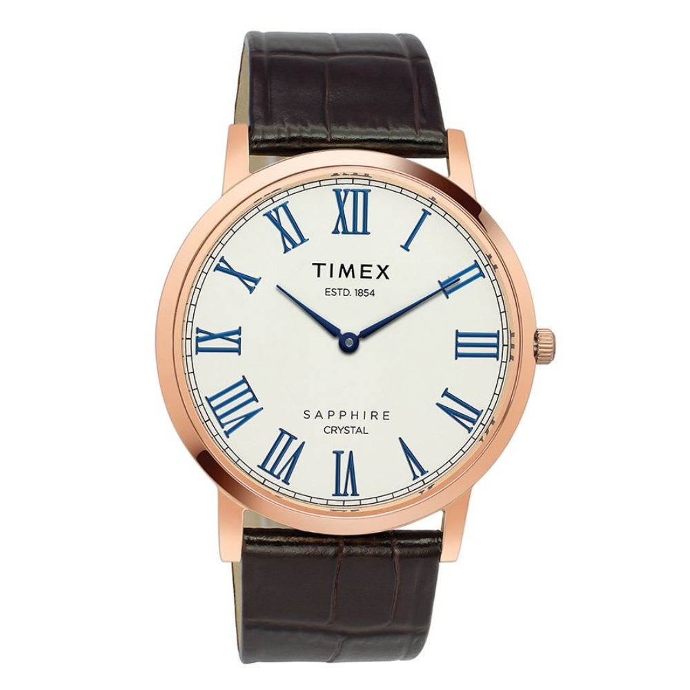 [TWEG17404] Timex Empera Men's Silver Dial Round Case 2 Hands Function Watch -TWEG17404