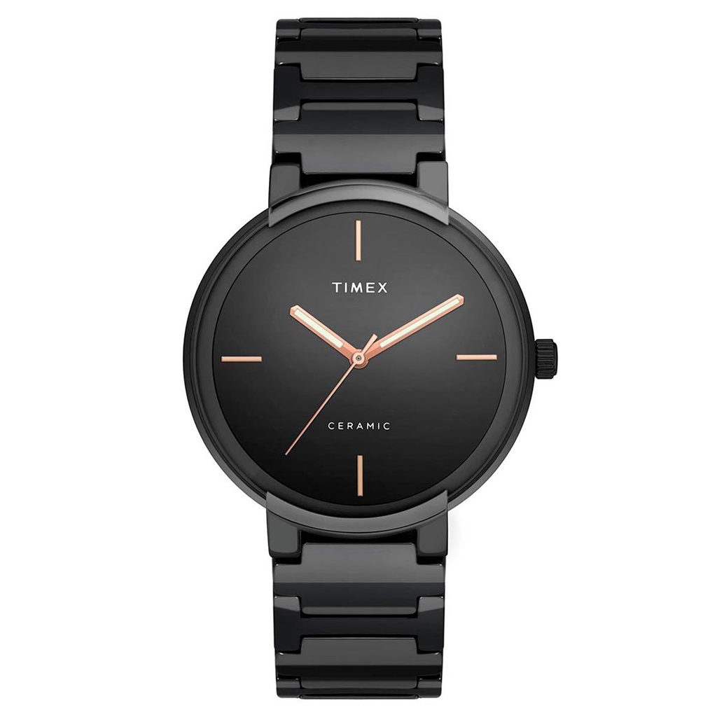 [TWEG21202] Timex Fashion Men's Black Dial Round Case 3 Hands Function Watch -TWEG21202
