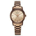 Titan Karishma Quartz Analog Beige Dial Brown Stainless Steel Strap Watch For Women