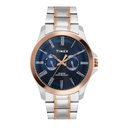 Timex Men Analog Blue Round Brass Dial Watch- TW000X131