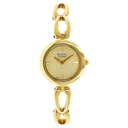 Titan Raga Foliage Champagne Dial Women Watch With Metal Strap