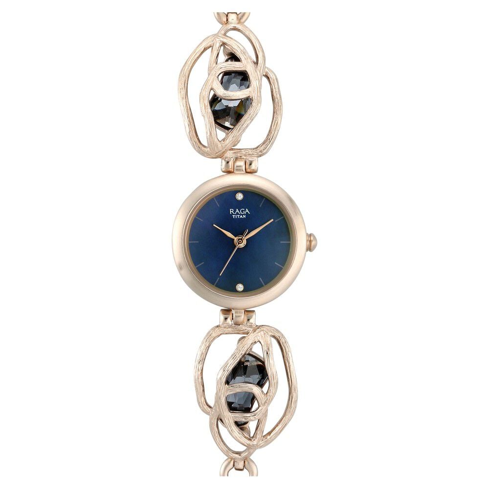 Titan Raga I Am Mother of Pearl Dial Women Watch With Metal Strap
