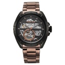 Fastrack Automatics Black Dial Brown Stainless Steel Strap Watch For Guys