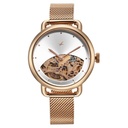 Fastrack Automatics Silver Dial Stainless Steel Strap Watch for Girls