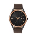 Fastrack Stunners Quartz Analog Black dial Leather Strap Watch for Guys