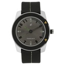 Fastrack Quartz Analog Grey Dial Plastic Strap Watch for Guys