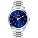 Helix By Timex Blue Round Analog Stainless Steel Watch Men -TW043HG04