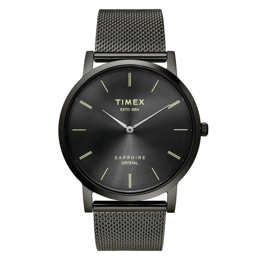 Timex Empera Men's Grey Dial Round Case 2 Hands Function Watch -TWEG17413
