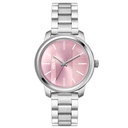 Helix By Timex Pink Round Analog Brass Watch Women -TW048HL02