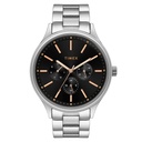 Timex Fashion Men's Black Dial Round Case Multifunction Function Watch -TWEG18408