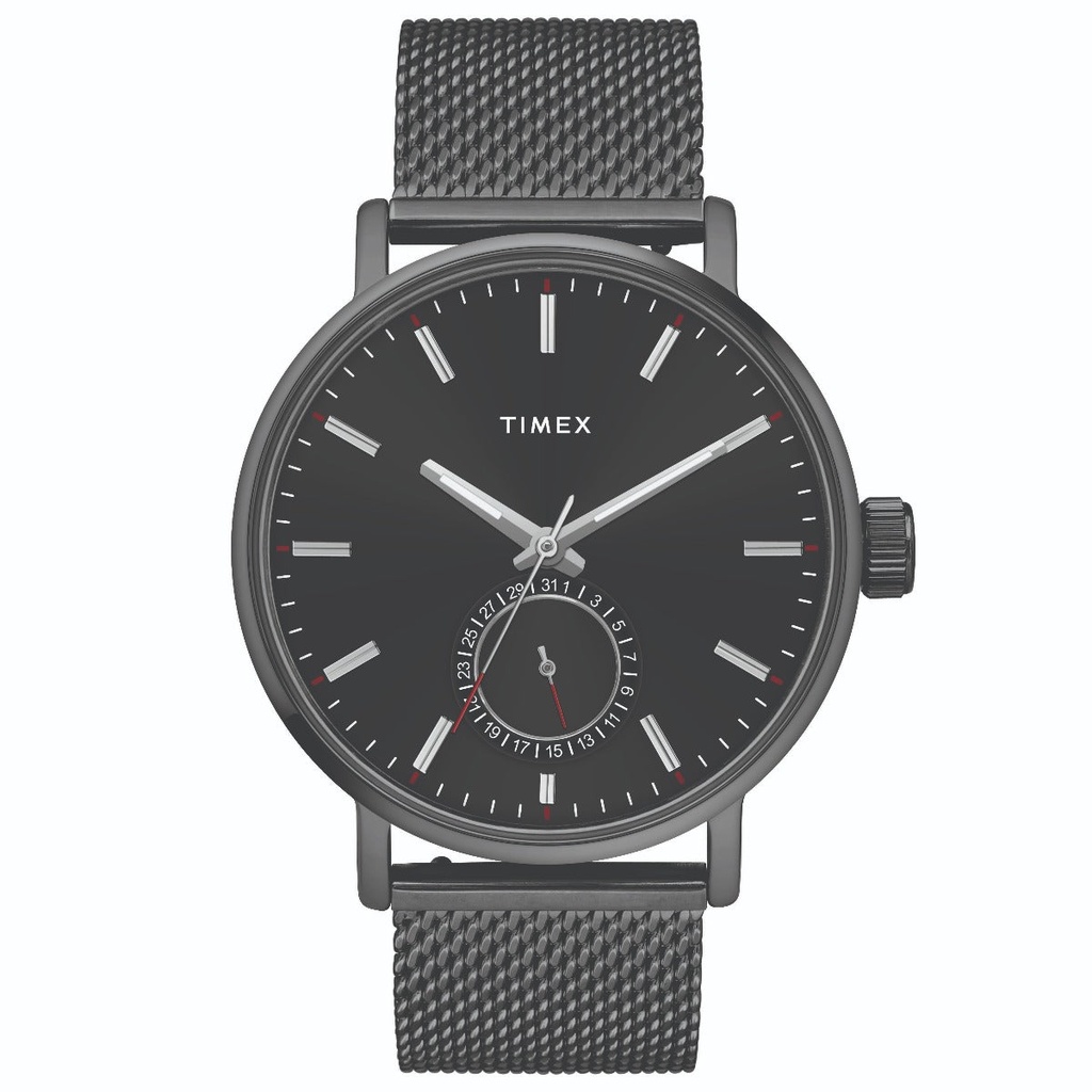 [TWEG20004] Timex Fashion Men's Black Dial Round Case Date Function Watch -TWEG20004